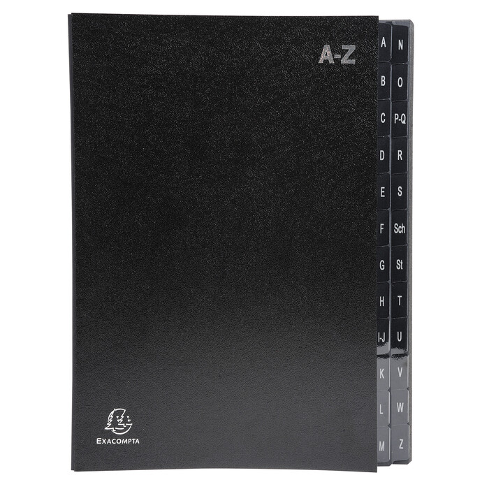 Pultordner A-Z, schwarz