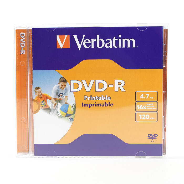 VERBATIM DVD-R AZO 4.7GB 16x JewelCase 1 Stück bedruckbar