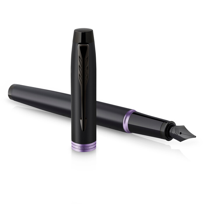 PARKER Füllhalter IM Vibrant Rings M violett