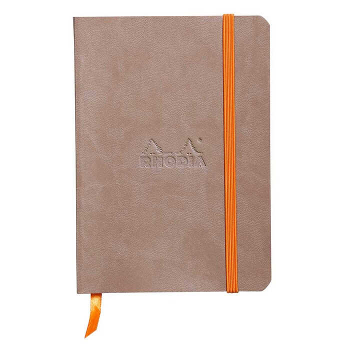 RHODIA Notizbuch Rhodiarama flexi A6 72 Blatt liniert braun
