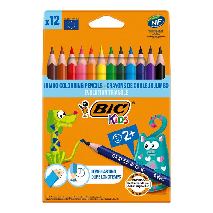 Bic Buntstifte Kids Evolution Triangle, 12Er - Image 4