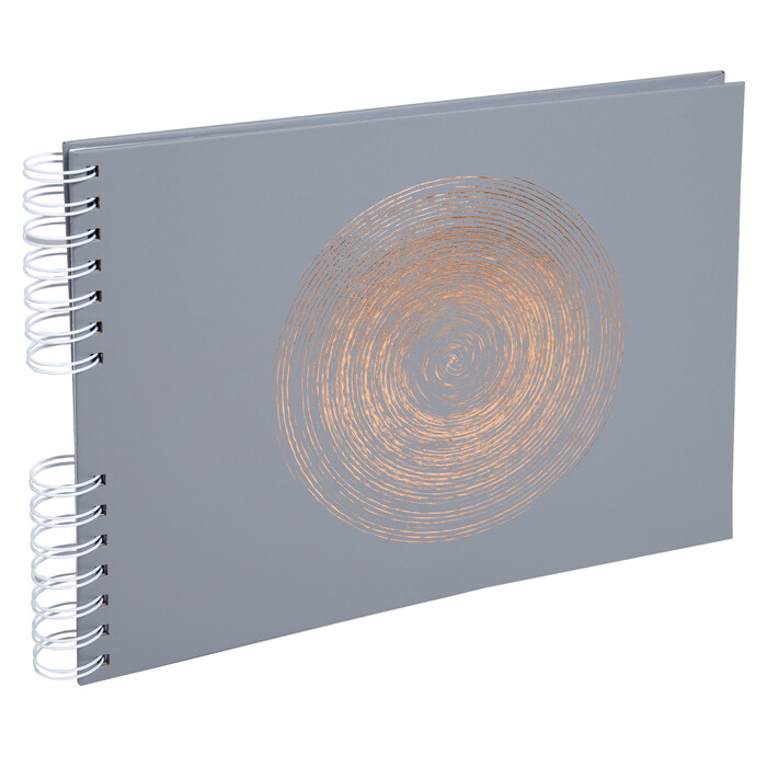Gästebuch Ellipse 33 x 22 cm 50 Blatt grau