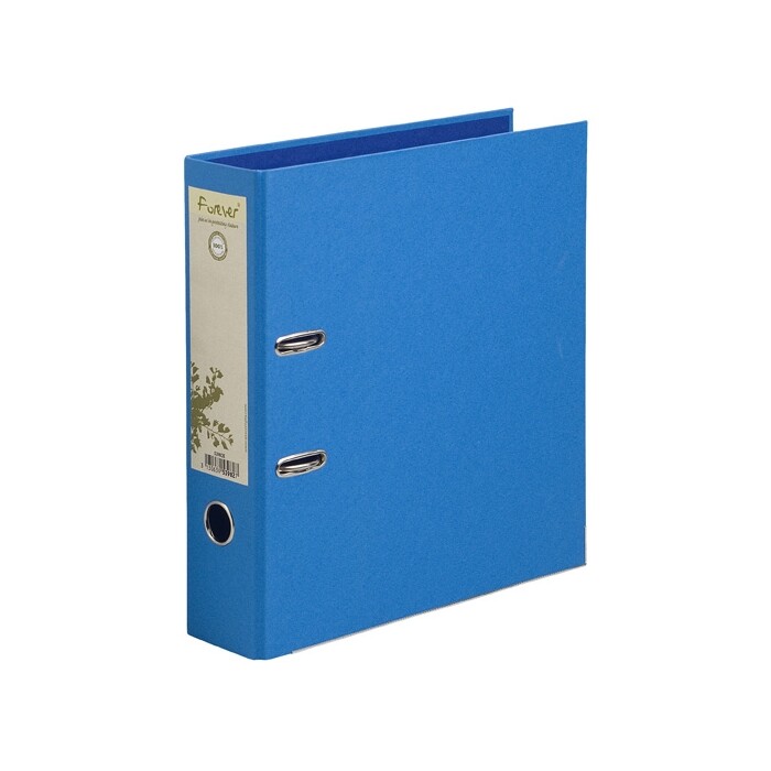 Ordner aus Recycling-Papier A4 80 mm blau