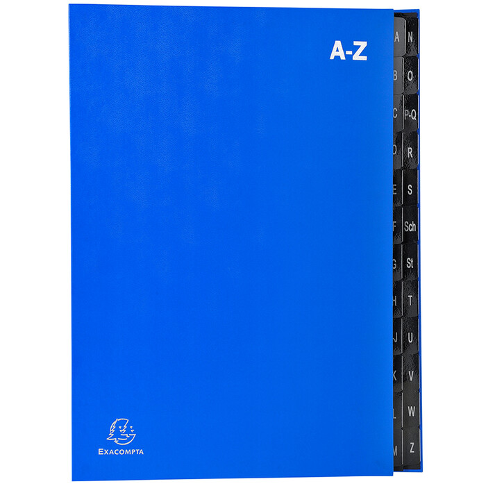 EXACOMPTA Pultordner A4 A-Z Taben blau