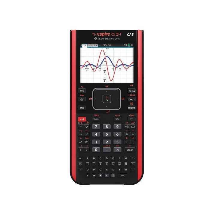 TEXAS INSTRUMENTS Graphikrechner Nspire CX II-T CAS schwarz/rot