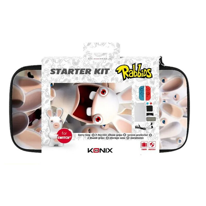 KONIX Starter Kit Rabbids für Nintendo Switch