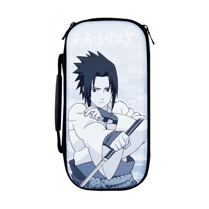 KONIX Transportcase Naruto Shippuden Sasuke für Nintendo Switch grau