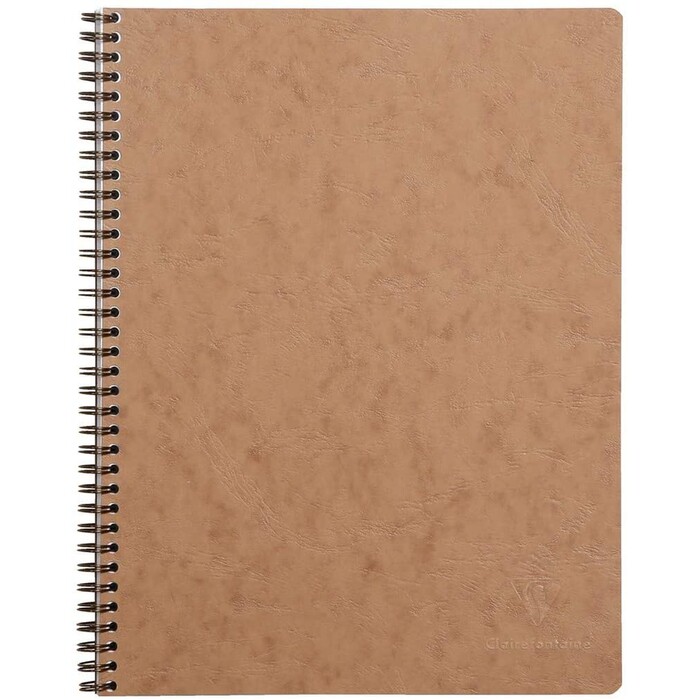 CLAIREFONTAINE Notizbuch A4 Age Bag A4 80 Blatt kariert braun