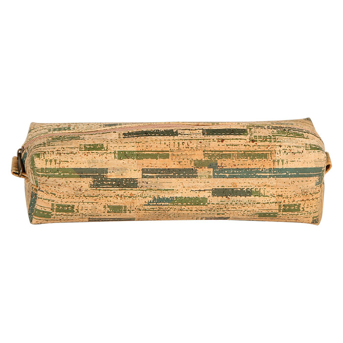 Stiftpennal Pflanze aus Kork vegan 21 x 6 x 5 cm braun