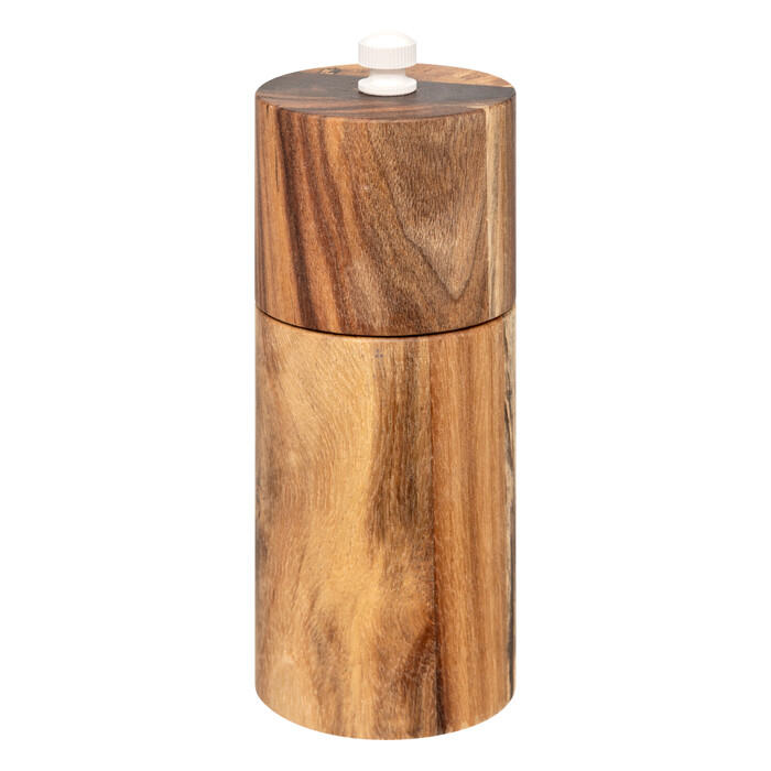 Pfeffermühle aus Holz 4,9 x 13,5 cm braun