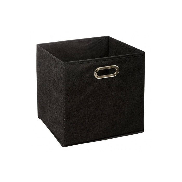 Box für Cube Regal 31 x 31 x 31 cm schwarz