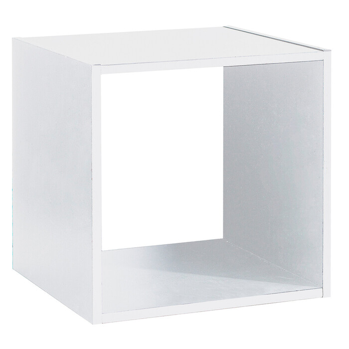 Cube Regal einfach 34,5 x 32 x 34,5 cm weiß