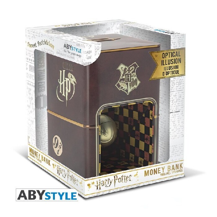 Spardose Harry Potter Money Bank Golden Snitch 10,8 x 10,8 x 16,6 cm braun