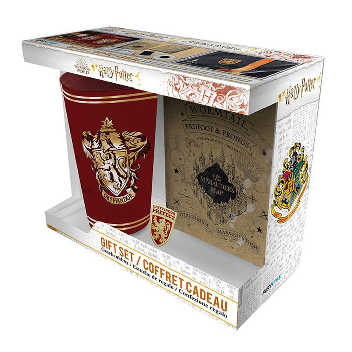 ABYSTYLE Geschenk-Set Harry Potter Marauder's Map XXL Tasse, Pin, Notizbuch bunt