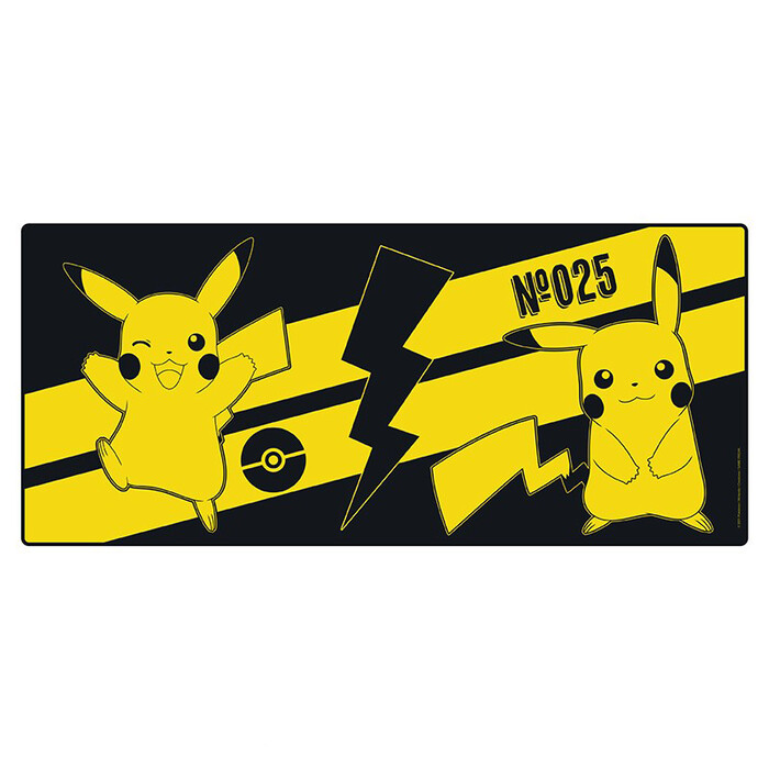 Gaming Mauspad Pokémon Pikachu XXL 35 x 25 cm schwarz/gelb