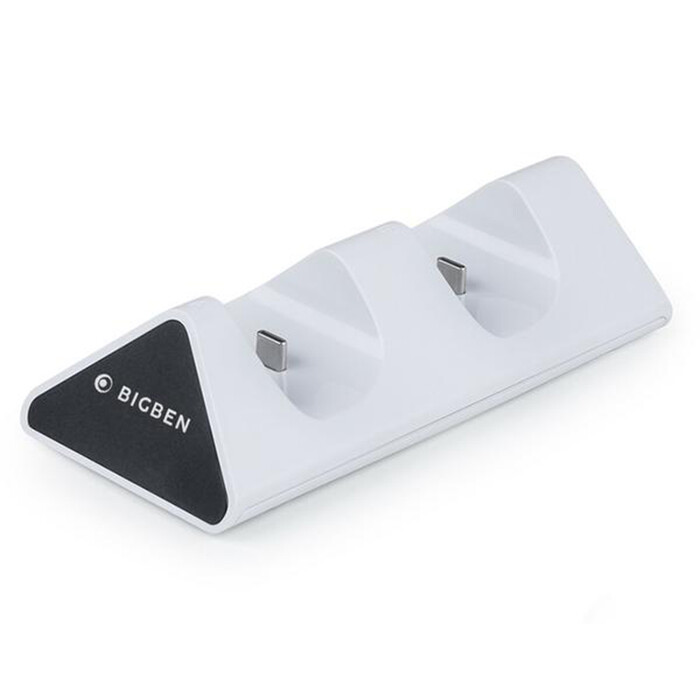 NACON USB Dual Charger für 2 PS5 DualSense Controller weiß