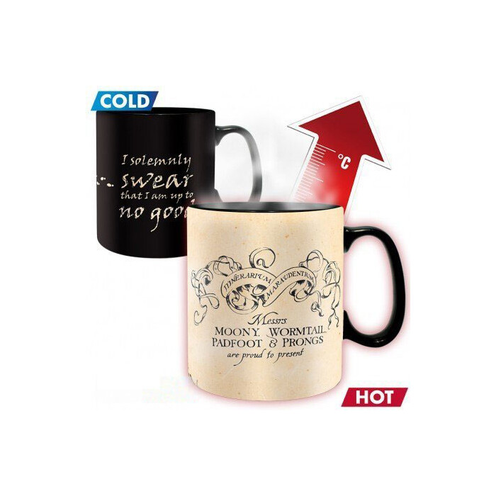 ABYstyle Kingsize Heat Change Tasse Harry Potter Marauder's Map 460 ml mehrfarbig