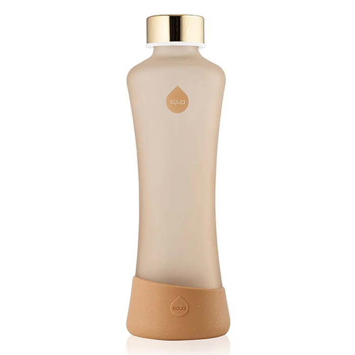 EQUA Trinkflasche Cinnamon Glass 550 ml beige