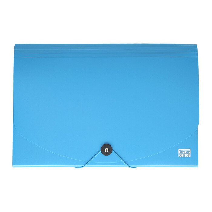 TIPTOP OFFICE Fächermappe A4 mit 12 Fächern blau