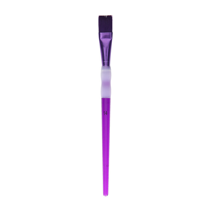 Borstenpinsel Gr. 14, violett