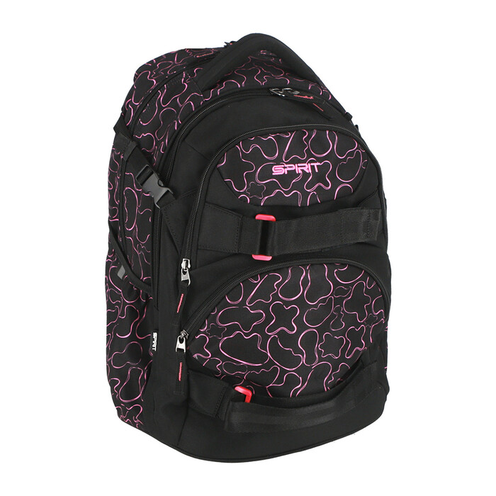 SPIRIT Rucksack Vinero Fresh schwarz/pink
