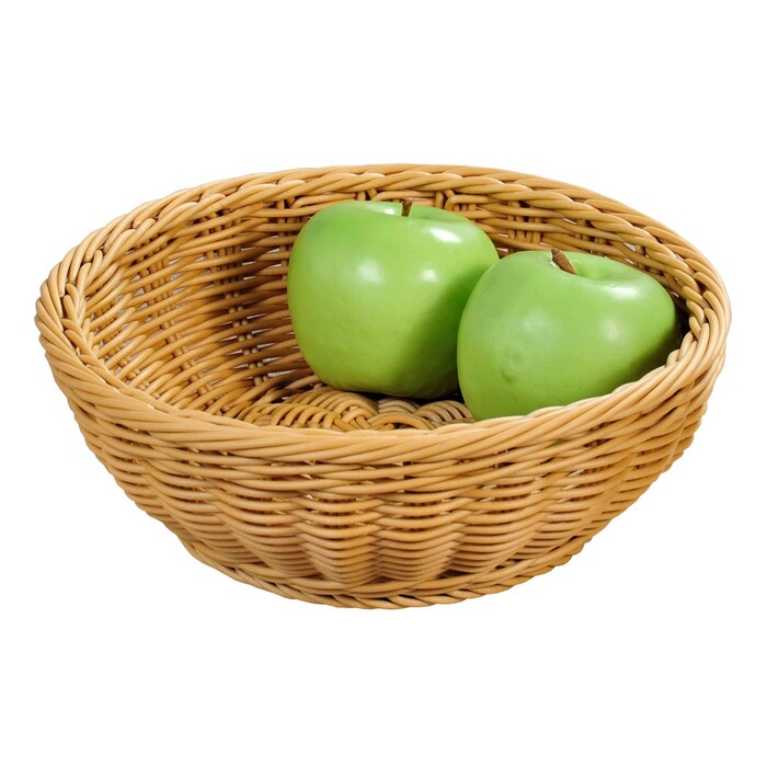 Brot- und Obstkorb Ø 24 cm natur