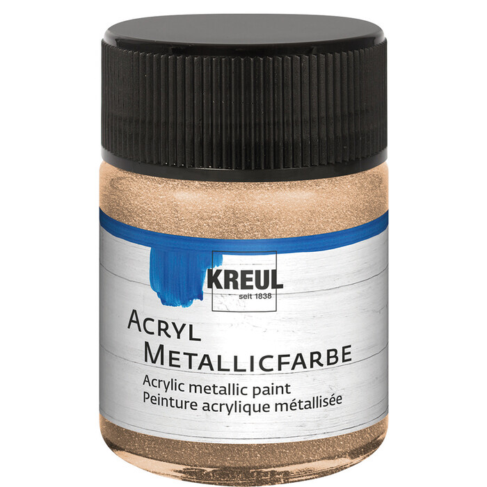 KREUL Acryl Metallicfarbe champagner 50 ml