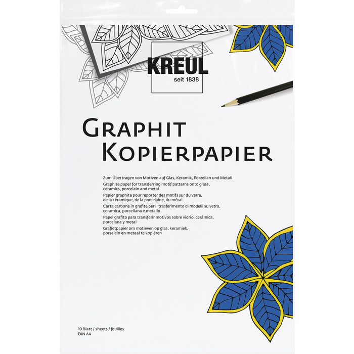 KREUL Graphit Kopierpapier 21 x 30 cm 10 Blatt