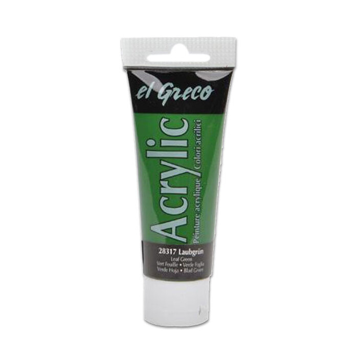 EL GRECO Acrylfarbe 75 ml laubgrün