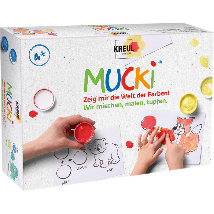 KREUL Fingerfarben Mucki 18 Teile