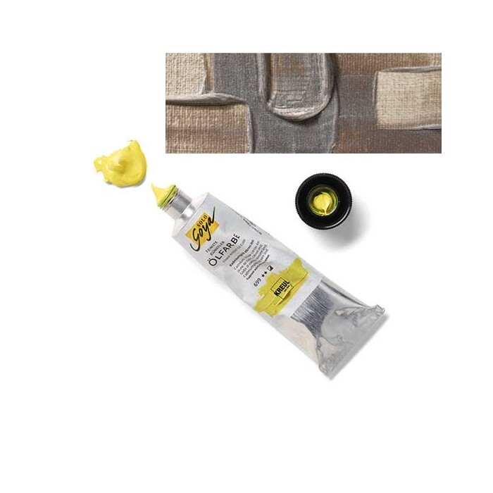 SOLO GOYA Künstler-Ölfarbe 55 ml silber