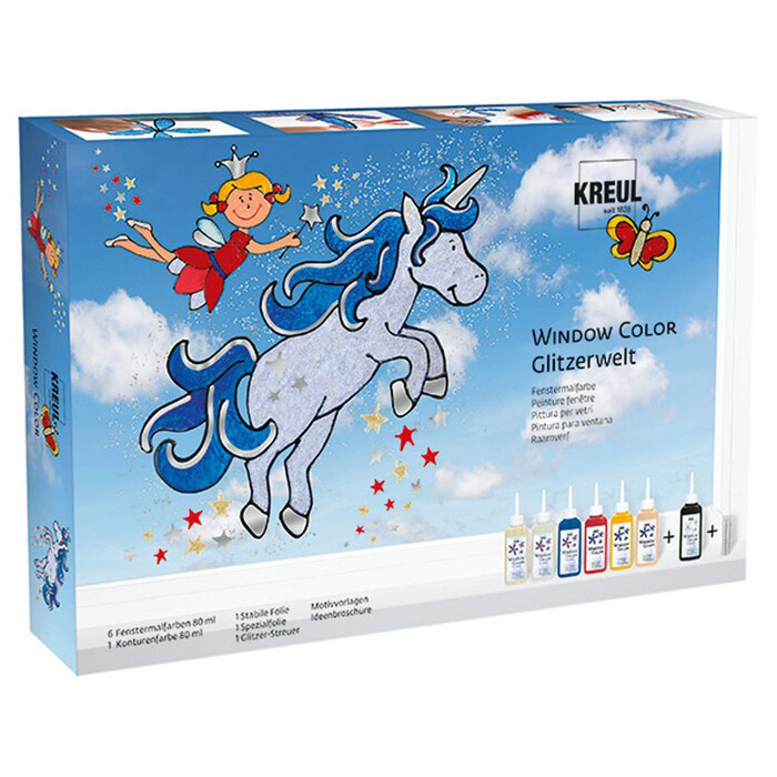 KREUL Window Color Set Glitzerwelt