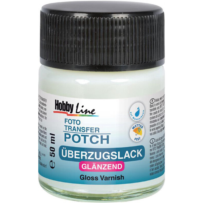 KREUL Foto Transfer Potch Überzugslack 50 ml glänzend transparent