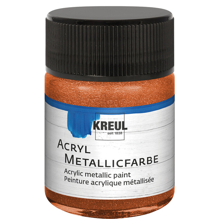 KREUL Acryl Metallicfarbe kupfer 50 ml
