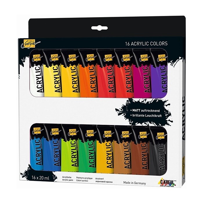 KREUL Acrylfarben-Set Solo Goya 16 x 20 ml mehrere Farben