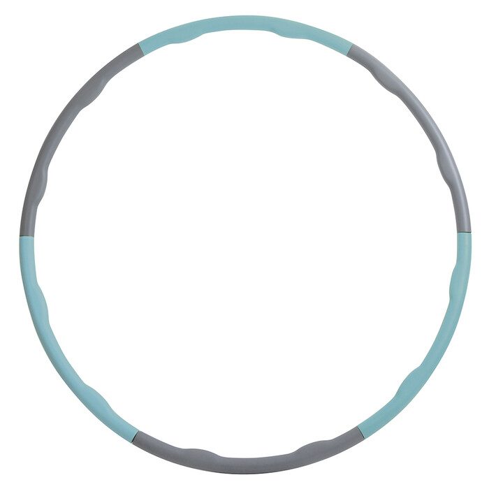 SCHILDKRÖT Fitness-Hoop Ø 90 cm skyblue/grau