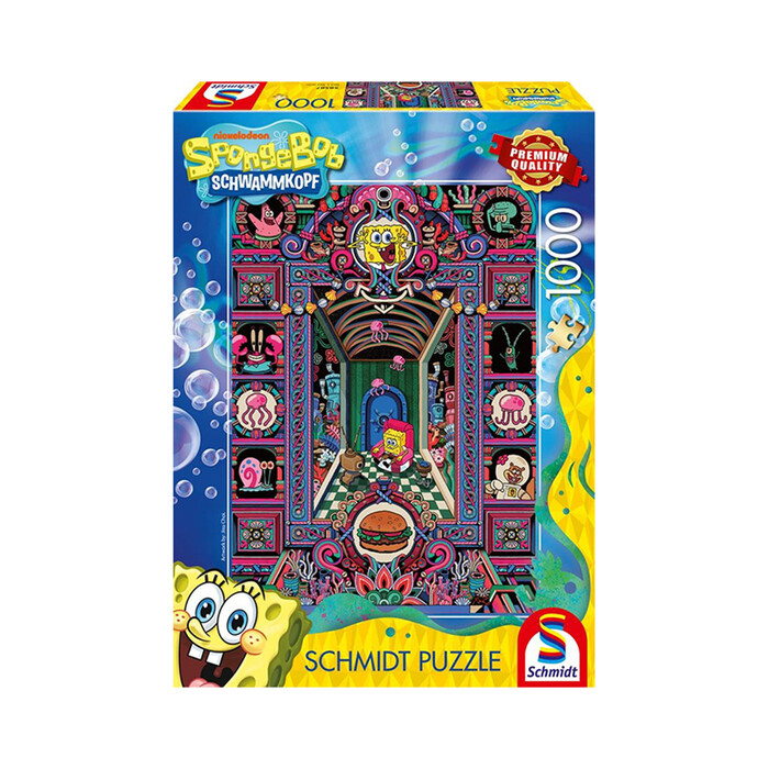 SCHMIDT Puzzle SpongeBobs verrückte Welt 1000-teilig