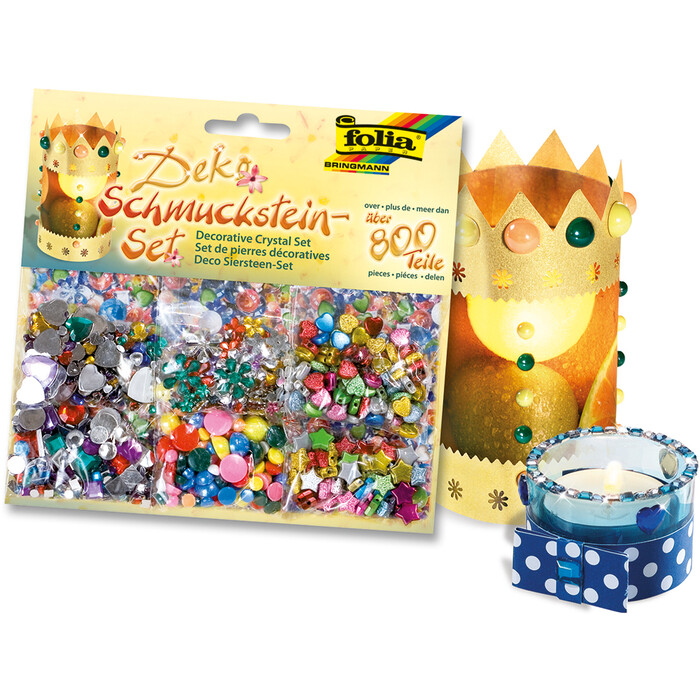 FOLIA Schmucksteine-Set 800 Teile