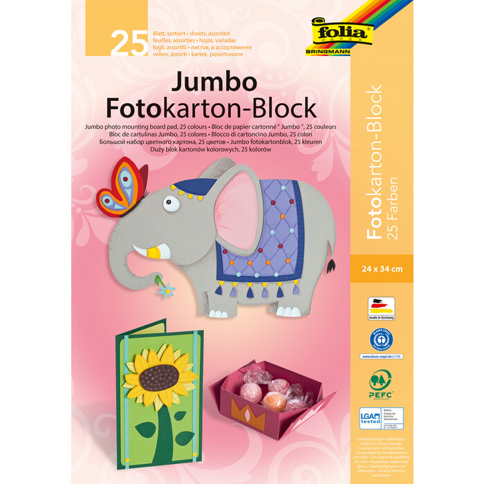 FOLIA Fotokarton Jumbo 24 x 34 cm