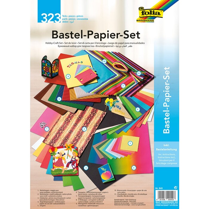 FOLIA Bastel-Kreativset, 323-teilig