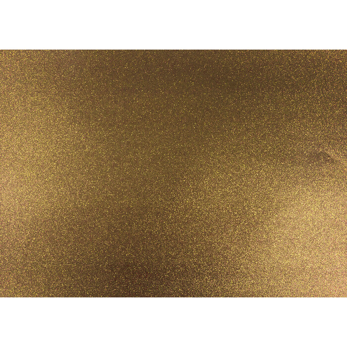FOLIA Glitterkarton 50 x 70 cm gold