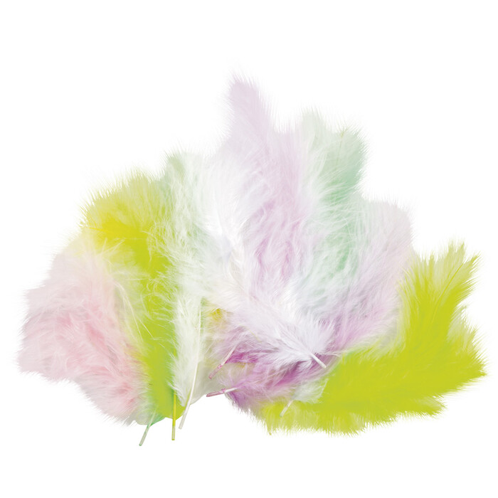 FOLIA Flauschfedern Pastell 10 g mehrere Farben