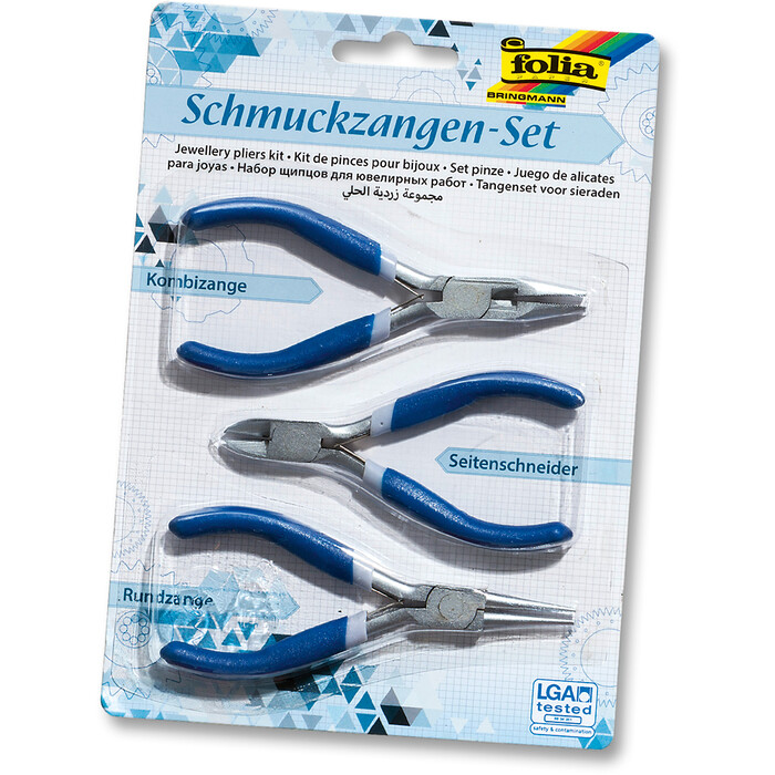 FOLIA Schmuckzangen-Set 3 Teile