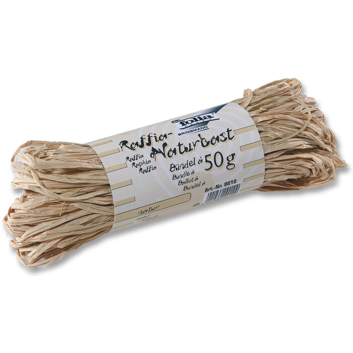 FOLIA Raffia-Naturbast 50 g natur