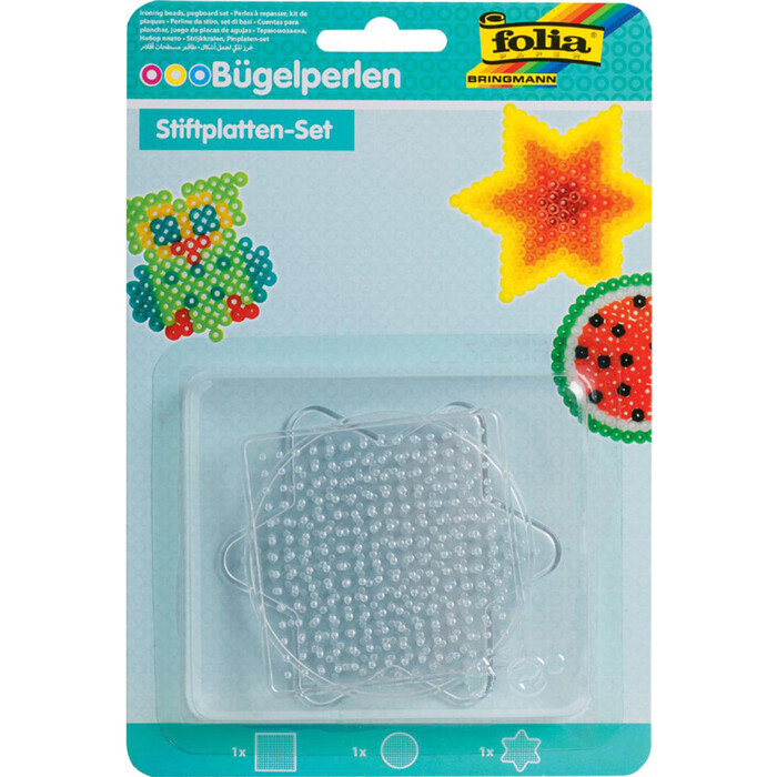 FOLIA Stiftplatten-Set 3 Teile transparent