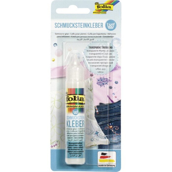 FOLIA Schmucksteinkleber 30 g transparent
