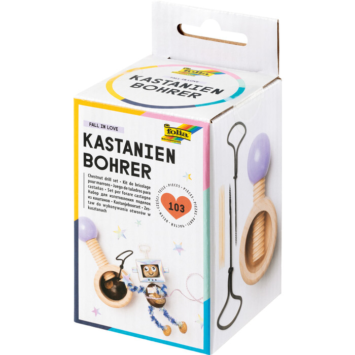 FOLIA Kastanienbohrer-Set 103-teilig