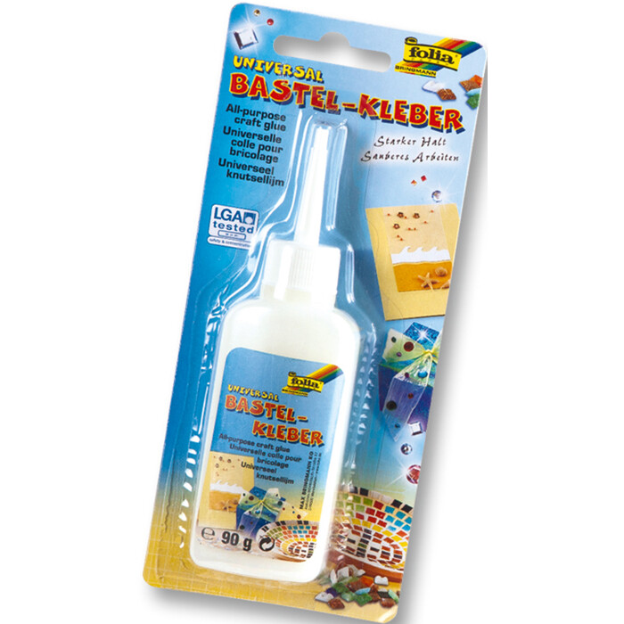 FOLIA Universal Bastel-Kleber 80 ml transparent
