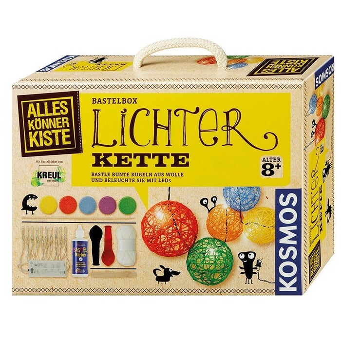 KOSMOS Bastelbox Lichterkette bunt
