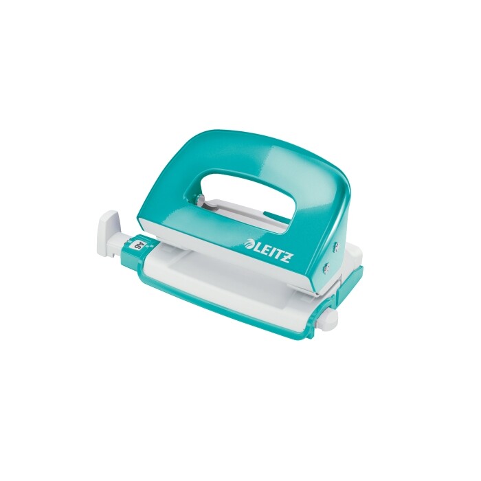 LEITZ Locher WOW, klein, NeXXt Serie, metallic eisblau